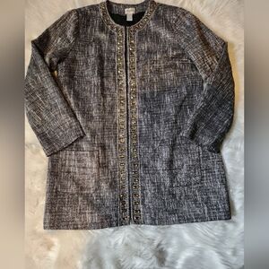 Chico's Bejeweled Blazer